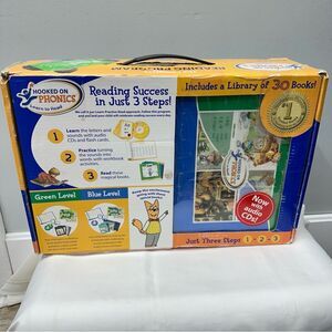 Hooked on Phonics learn to read complete reading program k 1st 2nd ages 4 - 8